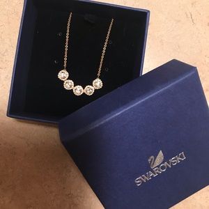 Swarovski Rose Gold Necklace